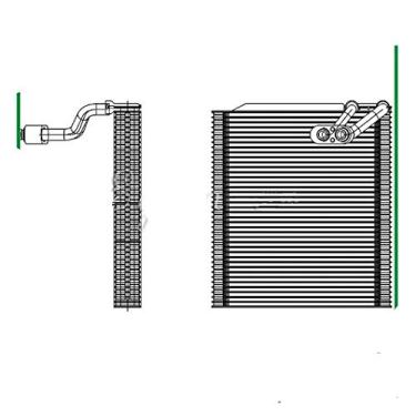 Imagem de Gowe Refrigerador de núcleo de resfriamento de evaporador de ar condicionado A/C dianteiro para Kia Sorento 2011-2015 97139-1U010 971391U010