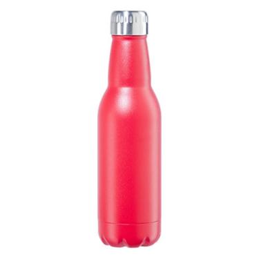 Imagem de Oggi Garrafa esportiva Stella de aço inoxidável com parede dupla selada a vácuo com tampa rosqueada (0,5 LT, 500 ml) - vermelha