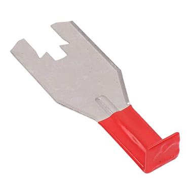 Imagem de Acouto Removedor de clipe de maçaneta de porta de carro removedor de maçaneta de porta portátil de aço ferramenta de reparo de desmontagem para carro van de carro puxador de porta ferramenta de clipe de painel de porta