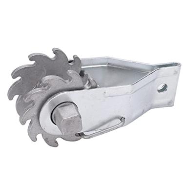 Imagem de Filtro de arame de cerca, 24 peças de alta tensão elétrico tensor de arame tensor isoladores de liga de alumínio resistente com catraca em linha para cercas de campo de fazenda