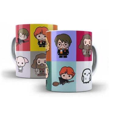 Imagem de Caneca Harry Potter Vários Personagens Em Cerâmica 350ml