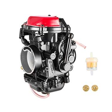 Imagem de Carburador PUCKY para Yamaha Bear Tracker YFM250X, YFM250Xh, YFM250B, YFM250 Beartracker Auto Moto 1999-2004 vermelho