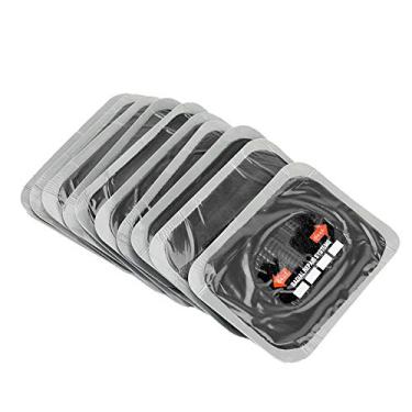 Imagem de Plugue de reparo de pneu, 10 peças 80 x 120 mm patch de reparo de pneu de borracha para carro adesivos sem câmara