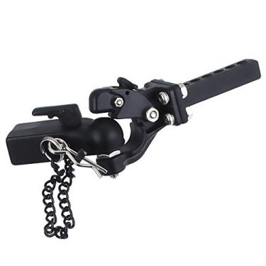 Imagem de DKKY Metal Hitch Trailer Hook Ball Buckle Simulation Link Component Suitable for Scx10 90046 Traxxas Trx4 110 RC Car, Trailer Tow Hitch Tow Hook Drop (Hook-Coupler)