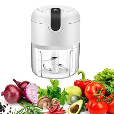 Imagem de Vshinic Picador elétrico de alho, picador de alho, pimenta e nozes de carne, processador de alimentos