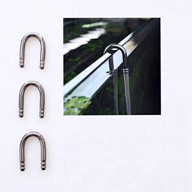 Imagem de BASE WAVE Acessórios para aquário, 3 peças de tubos tipo U acessórios para bomba de ar sistema CO2 conector em forma de U