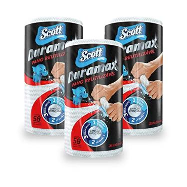 Imagem de Scott Kit 3 Pano Multiuso Reutilizável Toalha Lavável Picotado Moderno Algodão 22 cm x 22 cm 3 Contagem
