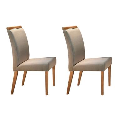 Imagem de Conjunto com 2 Cadeiras de Jantar Ciana Creme