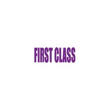 Imagem de Carimbo autotintado grande First Class - Roxo