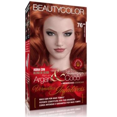 Imagem de Coloração Beautycolor Kit 76.44 Ruivo Absoluto - Beauty Color