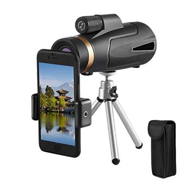 Imagem de 26X25 HD Telescópio monocular monocular de alta potência + suporte para smartphone e tripé à prova d'água para observação de pássaros Jogo de bola de concerto para passeios turísticos