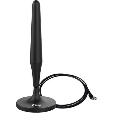 Imagem de Antena Interna Digital Brasforma Shd-500 2 Em 1 + Cabo De 3M