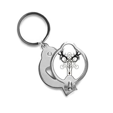 Imagem de Cortador de unhas de chifre misterioso, tesoura de aço inoxidável