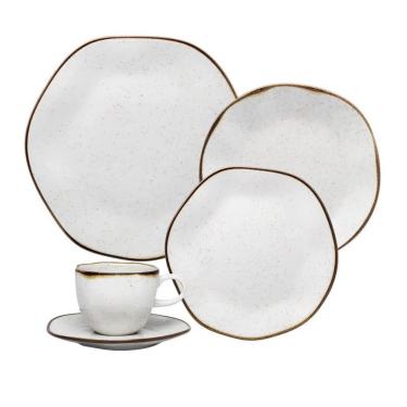 Imagem de Jogo De Jantar Em Porcelana Ryo Com 30 Peças Oxford Blue Bay