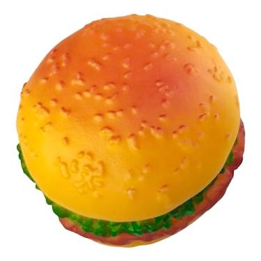 Imagem de Brinquedo Cães FORMAATO LANCHES Pet Mordedor Hamburguer De Borracha Cachorro