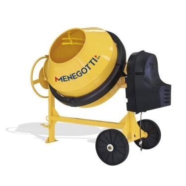 Imagem de Betoneira 400l Prime Com Motor Trif 2cv 220v 60hz 4p Com Roda Plastica Menegotti