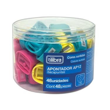 Imagem de Tilibra - Apontador 1 Furo sem Depósito, AP12, Caixa com 48 unidades