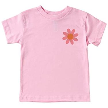 Imagem de Camiseta floral On Moms Last Nerve Engraçada Infantil Meninos Meninas Camiseta Last Nerve Dia das Mães Meninas Arco-íris Crop, Rosa, 13-14 Years