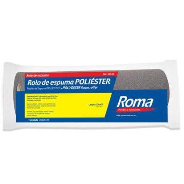 Imagem de Rolo De Espuma Poliéster Roma 23cm Cinza 430-23 - Pinceis Roma