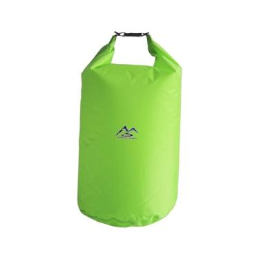Imagem de YIJU Bolsa seca à prova d'água, bolsa flutuante para caiaque, 10l, bolsa flutuante à prova d'água para acampamento ao ar livre, canoa, natação e vela, Verde