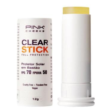 Imagem de Pink Cheeks Clear Fps70 Prot Solar Fac Transparente 12g CLEAR STICK