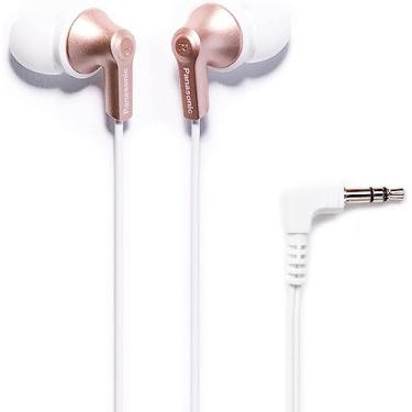 Imagem de Fones de ouvido intra-auriculares com fio Panasonic ErgoFit RP-HJE120-N, rosa dourado