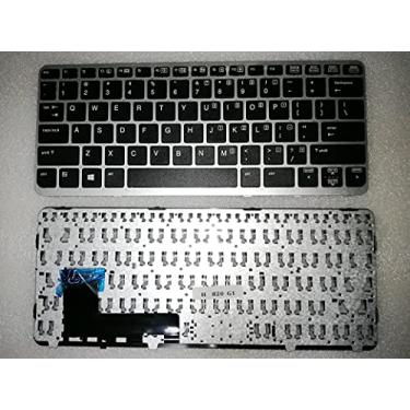 Imagem de SOUTHERNINTL Novo Repalcement para HP Elitebook 820 G1 G2 825 G1 G2 720 G1 G2 725 G1 G2 US teclado prata 735503-001 776451-001 (sem ponto de mouse, sem luz de fundo)