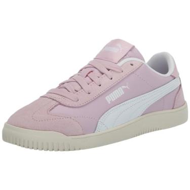 Imagem de PUMA Tênis unissex Child Club 5v5, Grape Mist-Puma Branco, 5 Big Kid