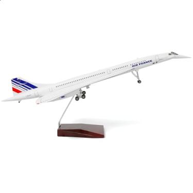 Imagem de NUOTIE 1/125 Concorde Metal fundido Avião Modelo Kit de Modelo de Avião de Simulação em...