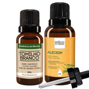 Imagem de Kit Óleo Essencial Tomilho 20ml + Óleo Vegetal Alecrim 30ml