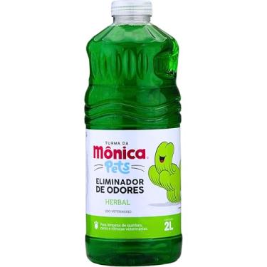 Imagem de Eliminador de Odores Para Cães e Gatos, Herbal, Turma da Mônica, 2 litros, Verde