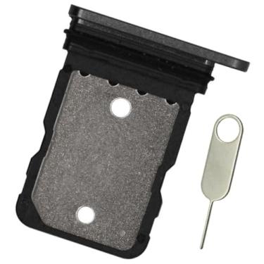 Imagem de PHONSUN Suporte de substituição para bandeja de cartão SIM para Google Pixel 8 - obsidiana/cor preta