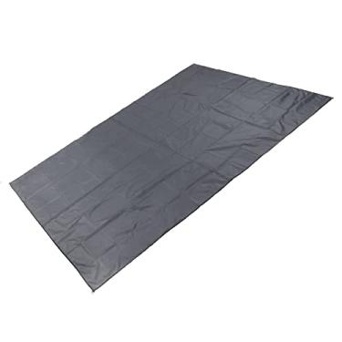 Imagem de Toldo Retângulo, Dobrável Durável Dobrável Pesado Toldo Vela, Pano Portátil Impermeável Para Sol com 4 Cordas Prevenir Flacidez, Para Pátio Exterior Jardim Quintal