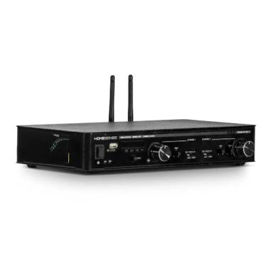 Imagem de Amplificador Receiver Home Sense HS320.4 Bivolt Automático Dual Bluetooth Entrada Óptica RCA FM Micro SD Frahm 31947