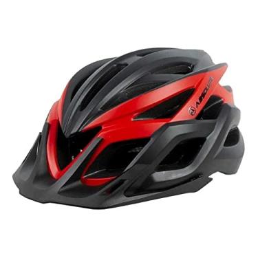 Imagem de Capacete Ciclismo Absolute Wild Flash Led Preto/Vermelho G