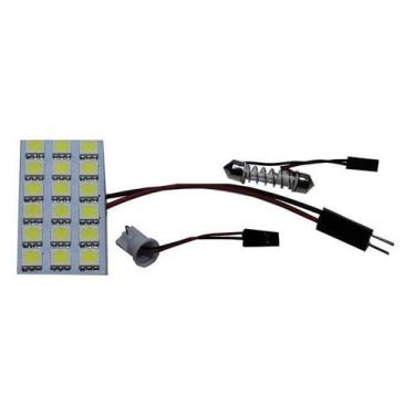 Imagem de Lâmpada Led Placa 43mmx22mm 12v 18smd5050 Branca - Mixcom