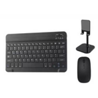 Imagem de Kit Teclado E Mouse Bluethooth + Suporte Para Telefone/tablet 2024 - d