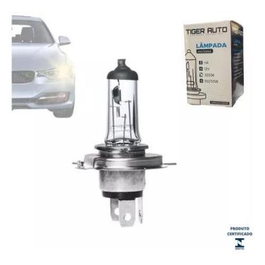 Imagem de Lâmpada H4 60/55w 12v comum Gol Corsa Monza Uno Monza Chevette - TIGER