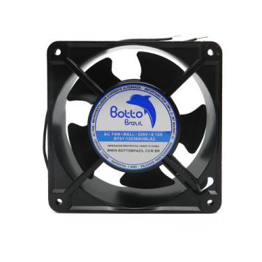 Imagem de Ventilador Ventoinha Cooler 120x120x38 Mm 220v 240v Com Rolamento Micr