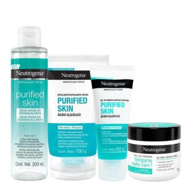 Imagem de Agua Micelar + Sabonete Purified Skin 60g + Esfoliante + Hidratante Fa