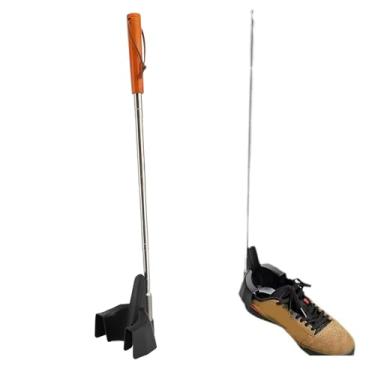 Imagem de Alça Longa de Buzina de Sapato, Funil de Sapato Telescópico de 31 Polegadas, Dispositivo de Assistência de Sapato para Homens e Mulheres, Tênis, Metal, Sapato de Ajuste Universal