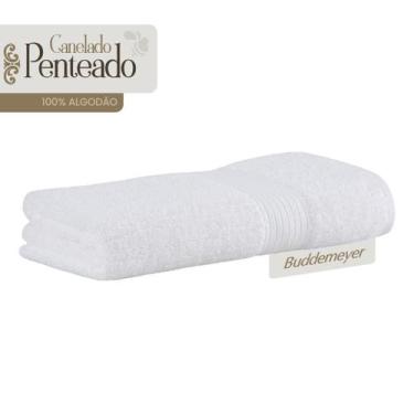 Imagem de Toalha Buddemeyer Gigante Algodão Penteado Canelado Branco