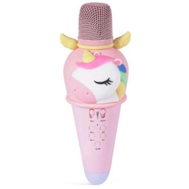 Imagem de Microfone Karaoke Bluetooth Infantil Personagem - Eletro