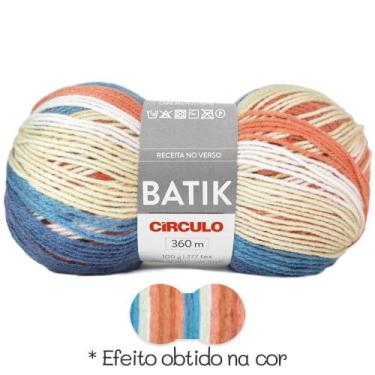 Imagem de Lã Batik Círculo 100g 360 metros - Circulo, 9610 Sereno