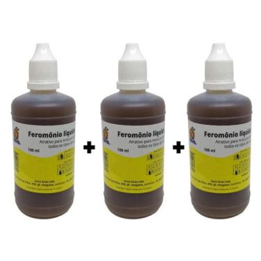 Imagem de Kit 3 Feromônios Líquido (Atrativo para Peixes) Ceva Iscas - (3x 100ml