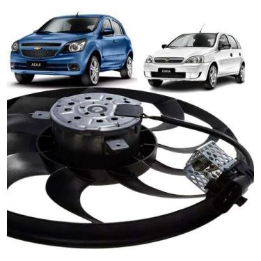 Imagem de Eletroventilador do radiador gm agile corsa montana 1.4 1.8 8v 2004 a 