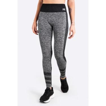 Imagem de Legging HUPI Seamless Mescla, Cinza, P