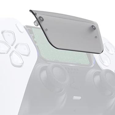 Imagem de eXtremeRate Capa para touchpad de substituição preta transparente compatível com controle ps5 BDM-010 BDM-020 e BDM-030, parte personalizada Touch Pad compatível com controle ps5 - Controle não incluído