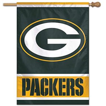 Imagem de Bandeira vertical NFL Green Bay Packers 71 x 101 cm