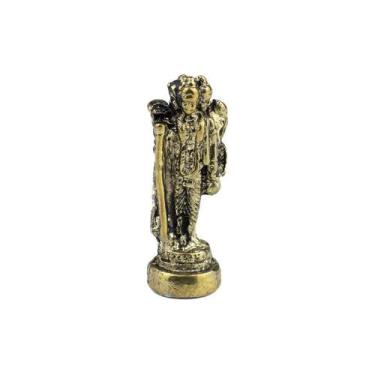 Imagem de Escultura Trimurt Deuses Brahma, Vishno, Shiva 4,0 cm Metal - Lua Míst